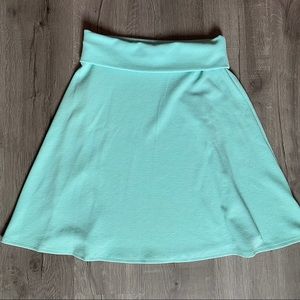 LulaRoe Mint Blue skirt Azure style